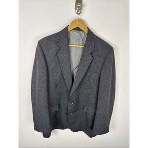 Vintage Circle S Western Blazer Gray 42R Two Button USA Yellowstone